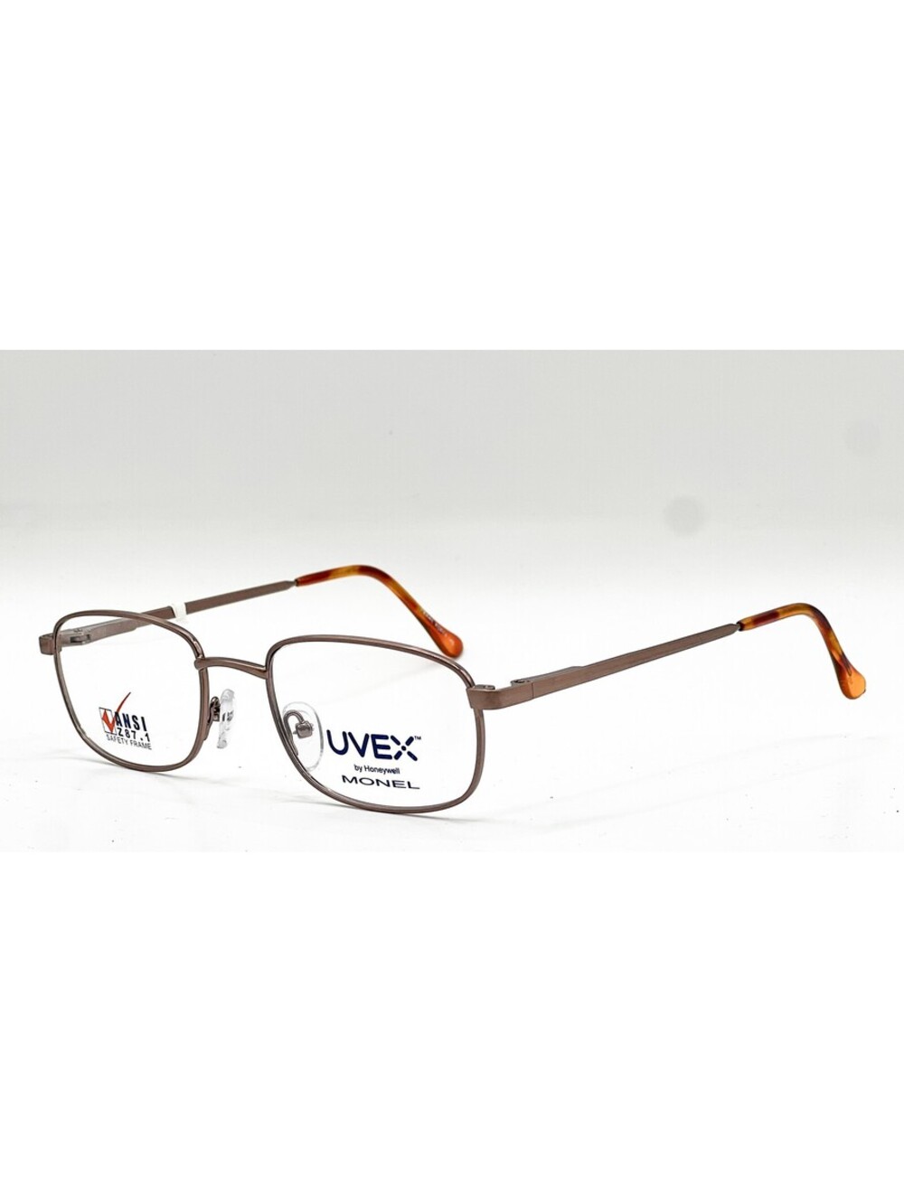 Uvex Pc264 Anb Antique Brown Safety Authentic Eyeglasses 52-20-145